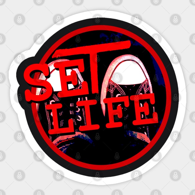 Set Life Logo Sticker by Veritè Kulture Vulture T-Shirts & Apparel